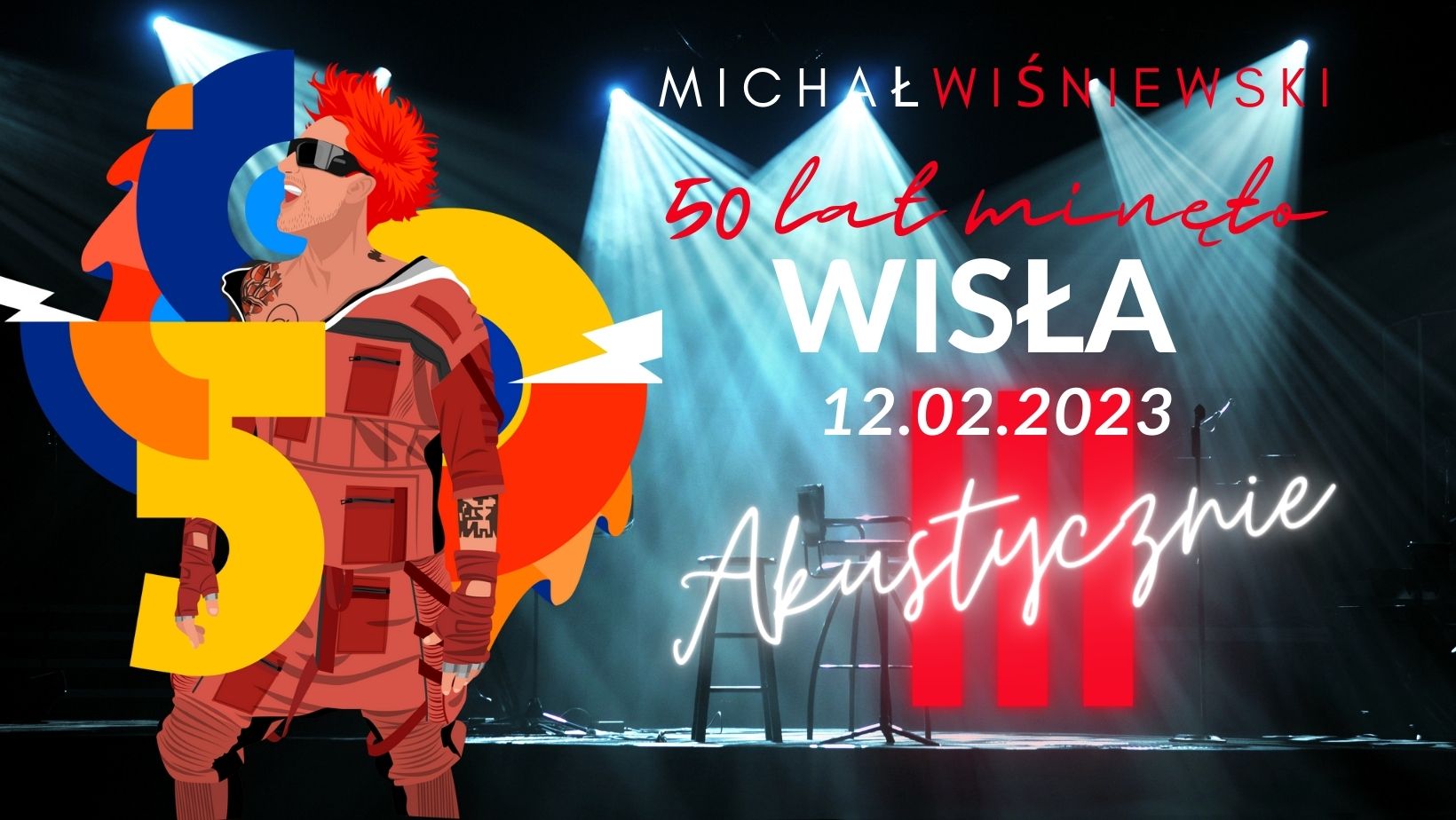Koncert Michała Wiśniewskiego Akustycznie – 50 lat minęło
